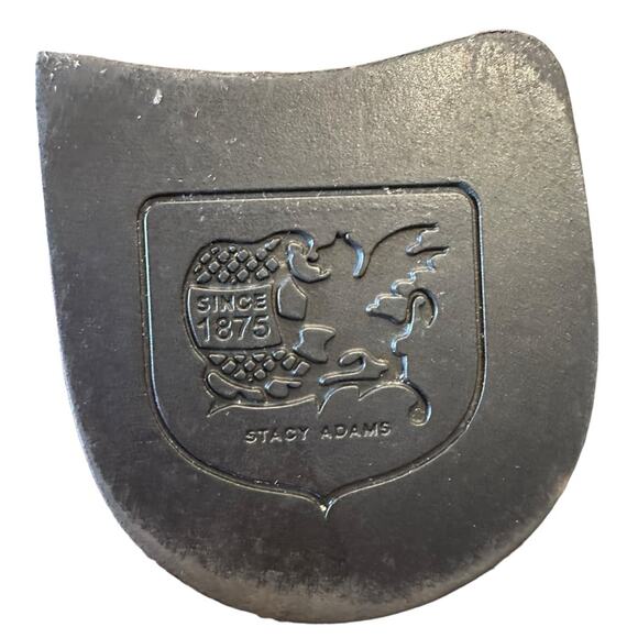 Stacy Adams Mens Size 10.5 Black Leather Slip On Loafers with Silver Buckle - Picture 8 of 9